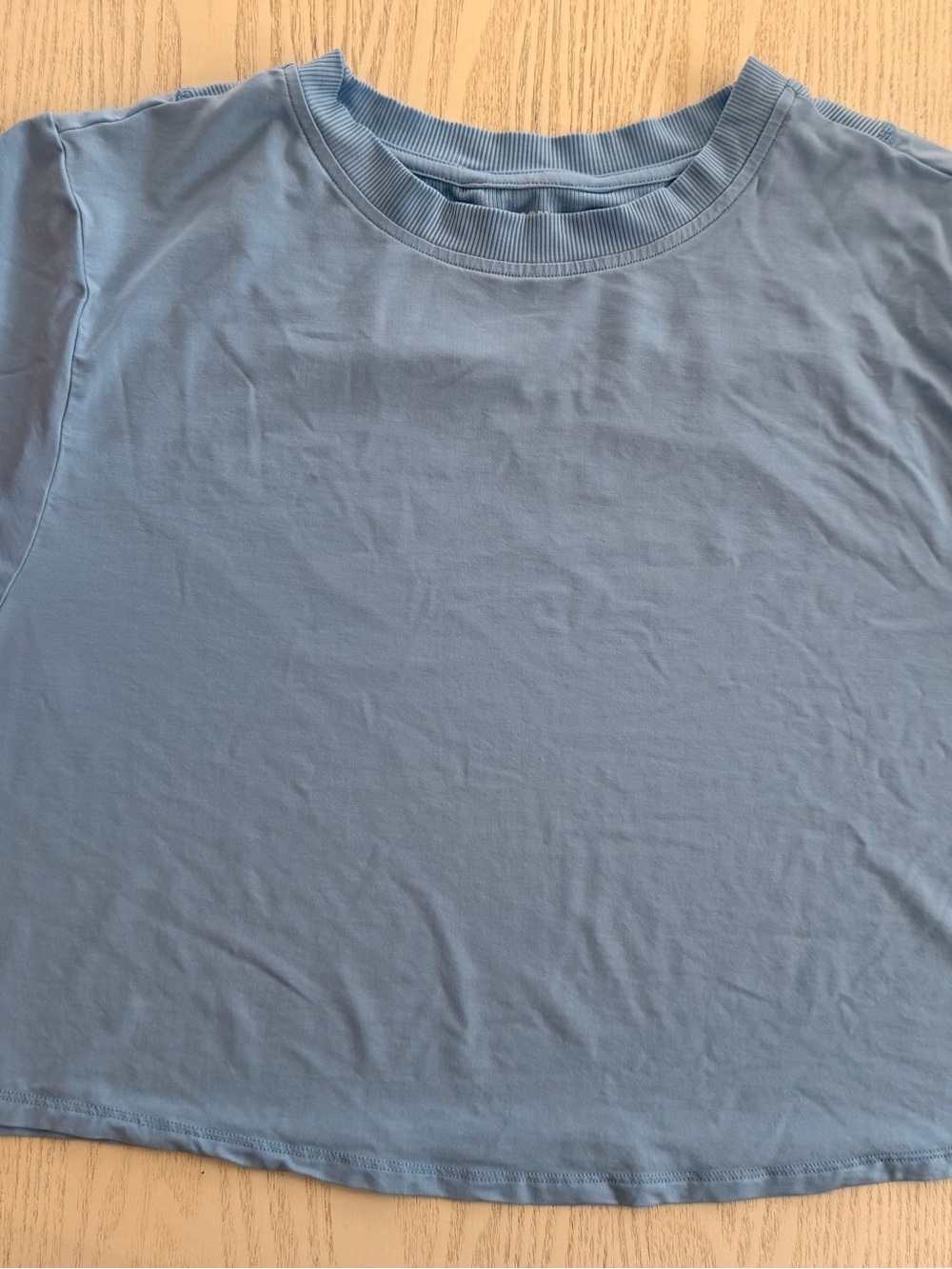 JoyLab Powder Blue Women's Cropped Tee